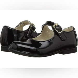 FOOTMATES Laura Patent Leather Black Dress Shoes Maryjanes Girls